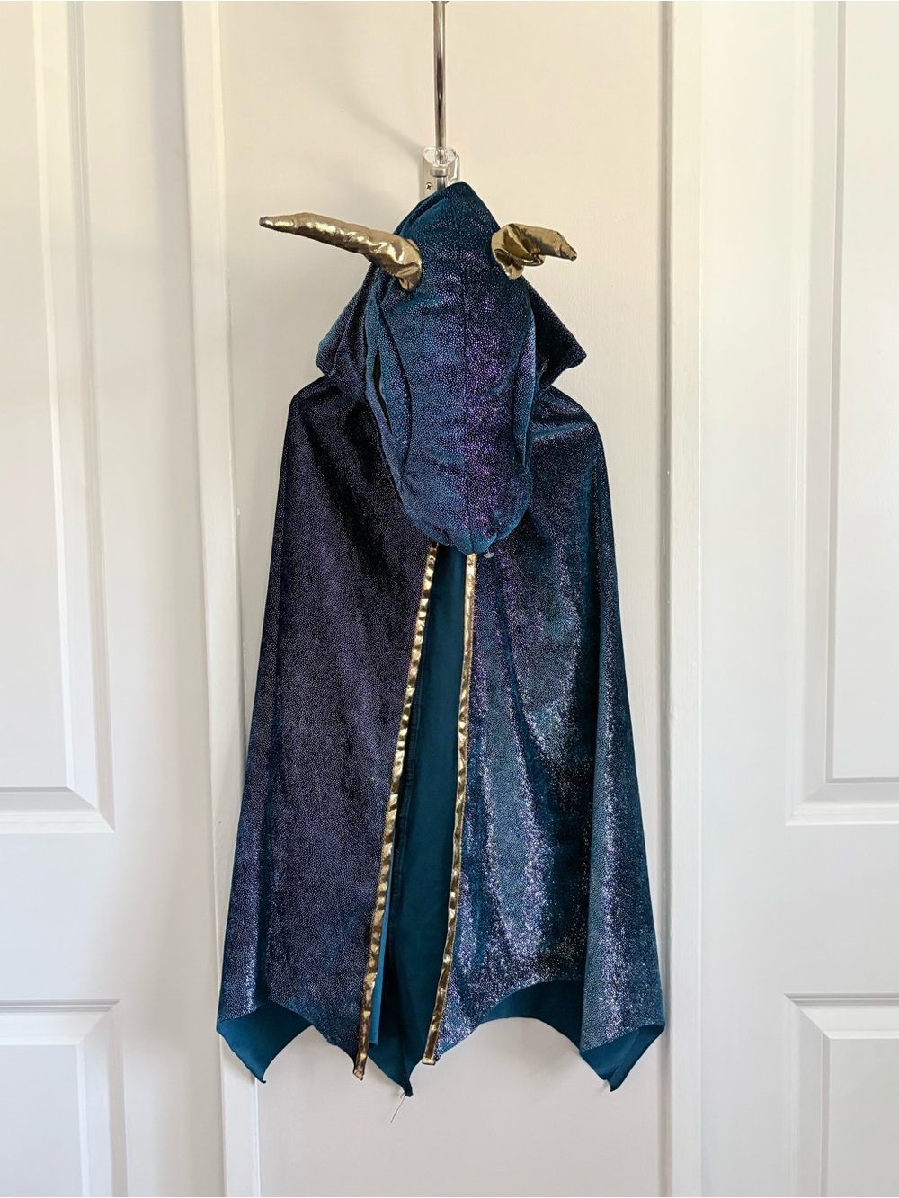 MINI |Great Pretenders Starry Night Dragon Cape Teal Size 5–6